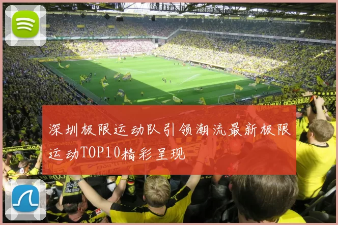 深圳极限运动队引领潮流最新极限运动TOP10精彩呈现