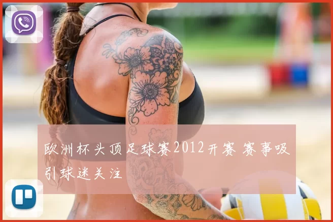 欧洲杯头顶足球赛2012开赛 赛事吸引球迷关注