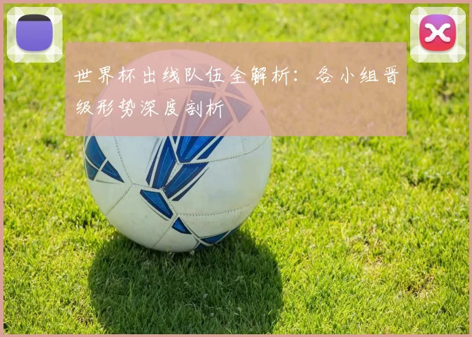 世界杯出线队伍全解析:各小组晋级形势深度剖析